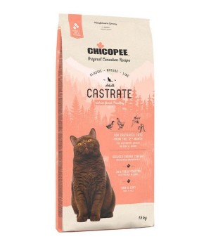 Сухой корм для котов Chicopee CNL Cat Adult Castrate с птицей 15 кг (4015598020671)