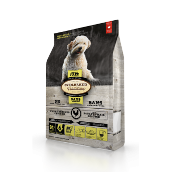 Сухой беззерновой корм для собак малых пород Oven-Baked Tradition Grain Free Adult Small Breed Chiken со свежим мясом курицы 2.27 кг (669066098101) 
