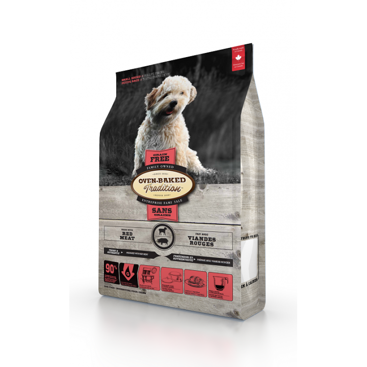 Сухий корм беззерновий Oven-Baked Tradition для собак малих порід Bio Biscuit із червоного м'яса 2.27 кг (9807-5-PB) (669066198122) 