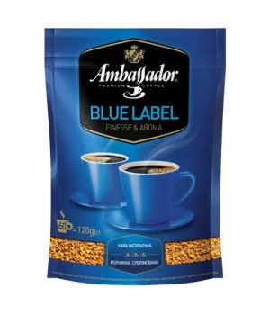 Кава розчинна Ambassador Blue Label 120г (8719325127492)