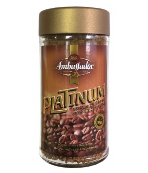 Кофе растворимый Ambassador Platinum стекло/банка 95г (8719325224689)