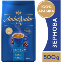 Кава в зернах Ambassador Premium 500 г (8720254065113)