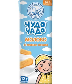 Молоко Чудо-Чадо з печивом для дітей від 12 місяців 200г (4820016253971)