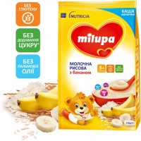 Каша Milupa молочна рисова з бананом 210 г (5900852930027)