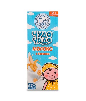 Молоко Чудо-Чадо с бананом для детей от 12 месяцев 200г (4820016253957)