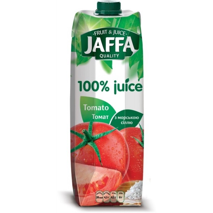 Сік Jaffa Томатний сік з сіллю 0,95л (4820003684931)
