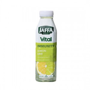 Напій Jaffa Vital Immunity Лимон і лайм з екстрактом імбиру 0.5 л (4820192260480)