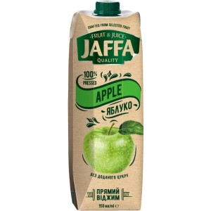Сік Jaffa Pressed яблучний без цукру 0,95 л (4820192263818)