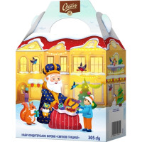 Новорічний подарунок набір цукерок Світоч Святкові традиції 305 г (8445290987839)