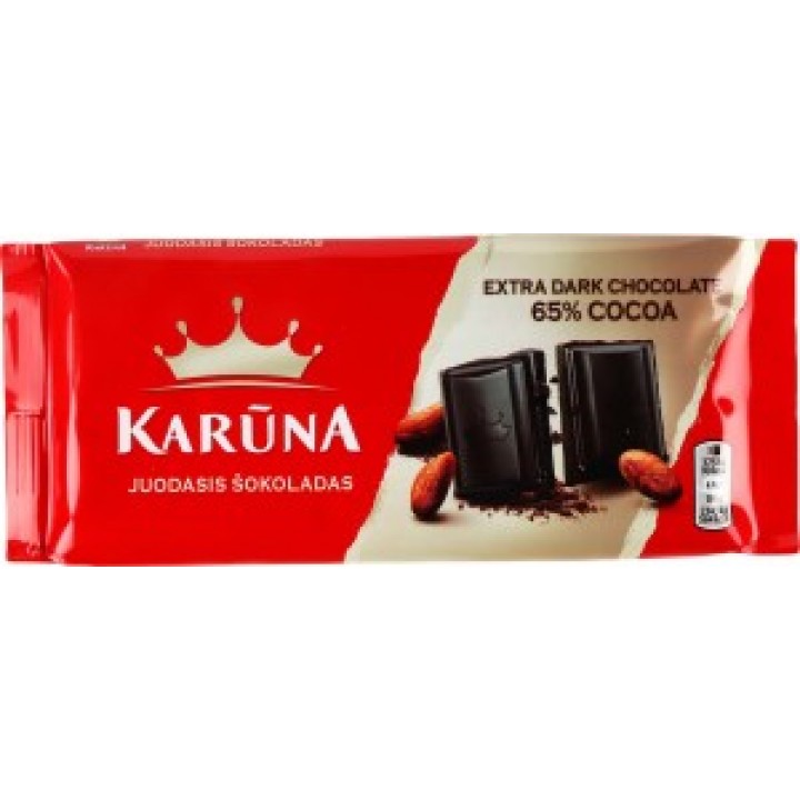 Шоколад екстрачорний Karuna 80г (7622210426017)