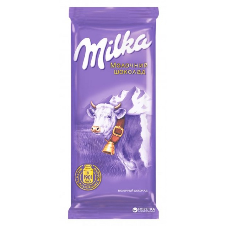 Шоколад Milka без добавок 90 г (7622210308092)