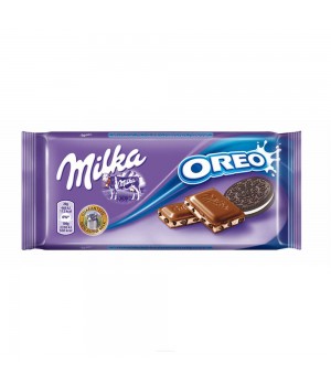Шоколад Milka зі шматочками печива Oreo 100 г (7622210078100)
