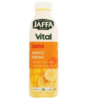 Напиток Jaffa Vital Power Манго-Банан с экстрактом женьшеня 0.5 л (4820016253735)