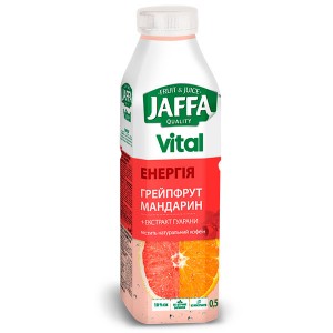 Напиток Jaffa Vital Isotonic Грейпфрут-Мандарин с экстрактом гуараны 0.5 л (4820192260473)