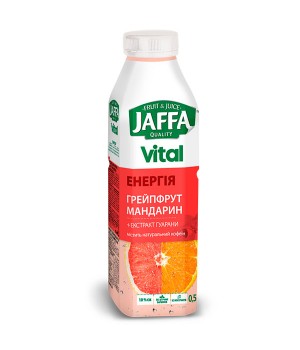 Напій Jaffa Vital Isotonic Грейпфрут-Мандарин з екстрактом гуарани 0.5 л (4820192260473)