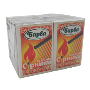 Барва Спички формат 4, 10 шт. (4820217900278)