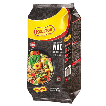 Локшина Wok Rollton пачка 500 г (4820179255270)