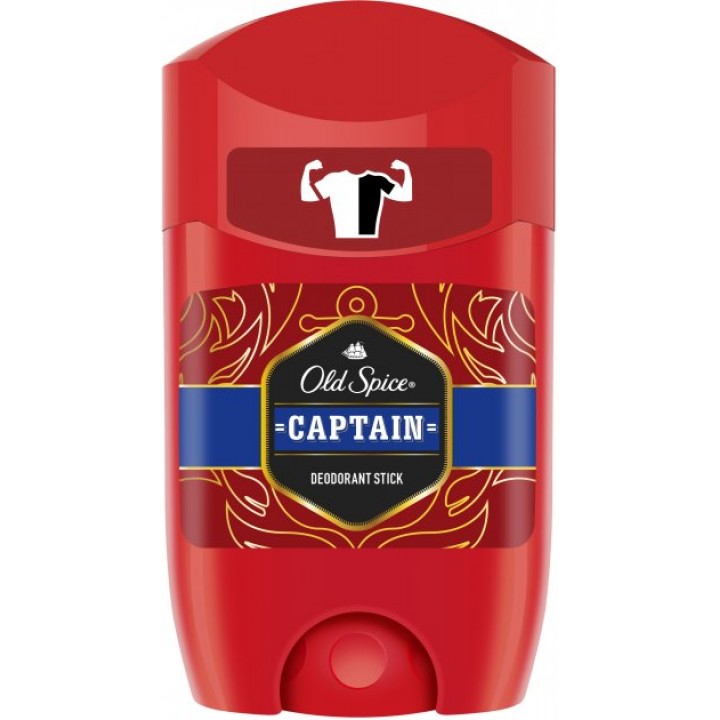 Дезодорант-стік для чоловіків Old Spice Captain 50 мл (8001090970459) 