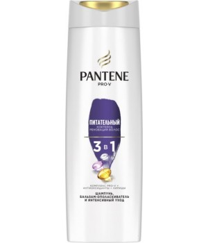 Шампунь для волос Pantene Pro-V Питательный коктейль 3 в 1 360 мл (8001090861832) 