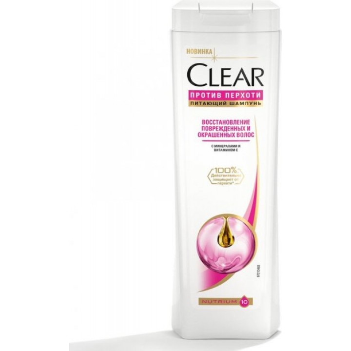 Шампунь проти лупи Clear для жінок Для пошкодженого та фарбованого волосся 200 мл (8717644144275) 