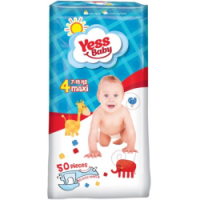 Подгузники Yess Baby Jumbo Maxi 7-18 кг 50шт.