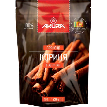 Корица палочки AKURA 20 г (4820178460262)