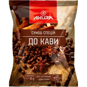 Суміш спецій для кави AKURA, 10 г (4820178461146) 