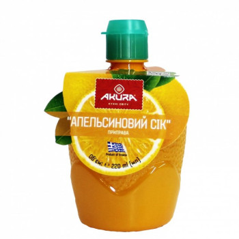 Приправа Апельсиновый сок AKURA, 220 мл (5202737770880)