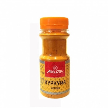 Куркума молотая AKURA, в баночке 50 г (4820178462518) 