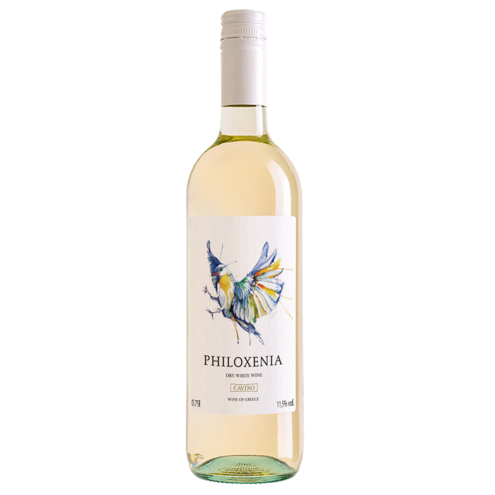 Вино PHILOXENIA виноградное белое сухое 0,75л 11,5% (5201015015163)