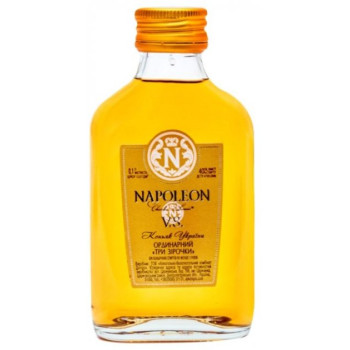 Бренди Украины ординарный 3 звездочки (V.S.) NAPOLEON Charles Louis 0.1 л 40% (4820136353094)