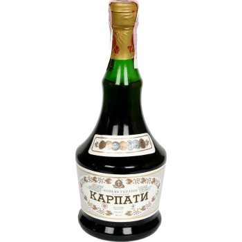 Бренді Тиса Карпати 8 років витримки 0.5л 43% (4820139280298)