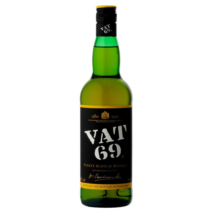 Виски Vat 69 выдержка 3 года 0.7 л 40% (5000292261115)