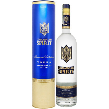 Водка Ukrainian Spirit в тубусе 0,7л (4820131391862)