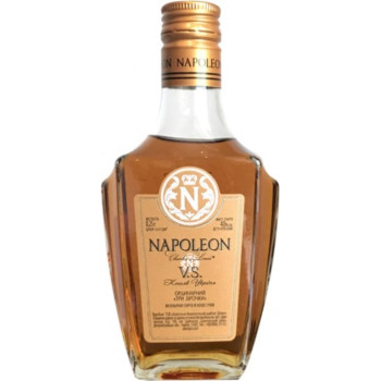 Бренди Украины ординарный 3 звездочки (V.S.) NAPOLEON Charles Louis 0.25 л 40% (4820136353100) 