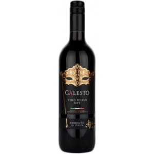 Вино Calesto Rosso Secco червоне сухе 0.75 л 13% (8005890803443) 