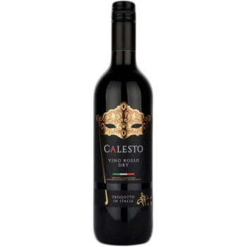 Вино Calesto Rosso Secco червоне сухе 0.75 л 13% (8005890803443) 
