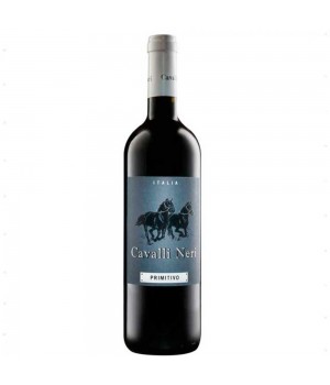 Вино Cavalli Neri Primitivo Puglia IGT 2015 червоне сухе 0.75 л 13.5% (8027603004763)