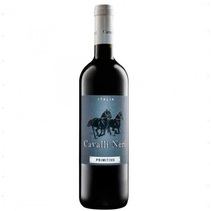 Вино Cavalli Neri Primitivo Puglia IGT 2015 червоне сухе 0.75 л 13.5% (8027603004763)