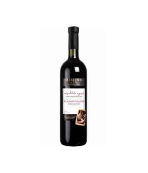 Вино Mimino Алазанская долина красное полусладкое 11-12% 0.75 л (4860013081467)