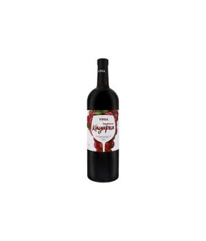 Вино Vinia Кадарка Закарпатська червоне напівсолодке ординарне столове 0,75 л (4820238710900)