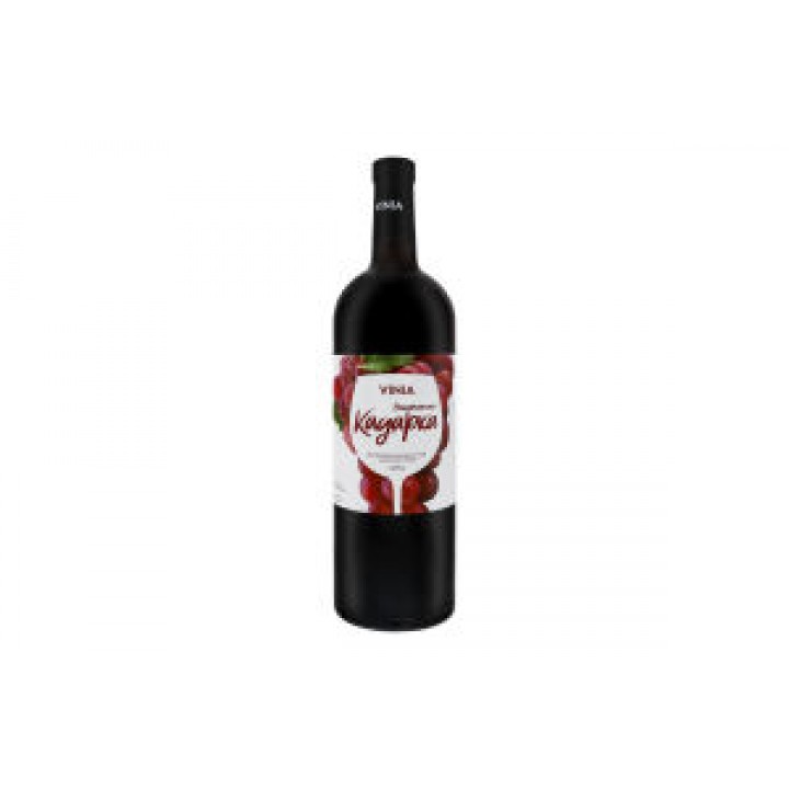 Вино Vinia Кадарка Закарпатська червоне напівсолодке ординарне столове 0,75 л (4820238710900)