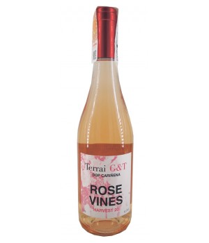 Вино Terrai виноградне рожеве сухе ГАРНАЧА-ТЕМПРАНІЛЬЙО, з захищеним найменуванням за походженням 0,75 л (8424659107064)