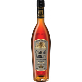 Бренді Старий Кахеті 4 роки витримки 0.5 л 40% (4860013080521) 