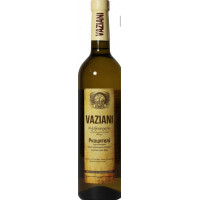 Вино Вазиани Ркацители белое сухое 0.75 л 13% (4820220040084)