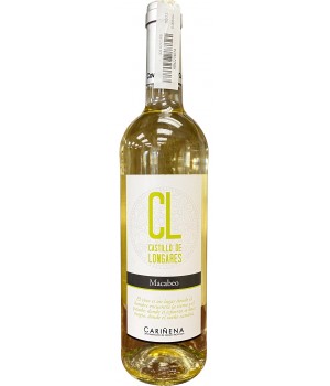 Вино CASTILLO DE LONGARES МАКАБЕО біле сухе 0,75л 13% (8424659104605)