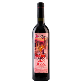Вино La Cantina Vino Secco Rosse красное сухое 9.5-14% 0.75 л (4820136353209)
