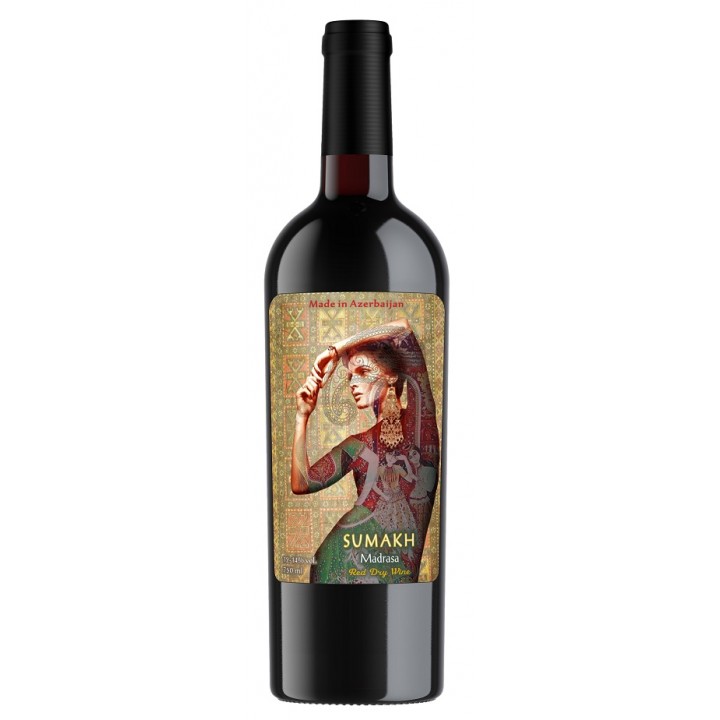 Вино SUMAKH виноградне столове червоне сухе Мадраса 0,75л 12–14% (4760019806098)