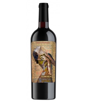 Вино SUMAKH виноградне столове червоне сухе Каберне Фран 0,75л 12-14%  (4760019806074)