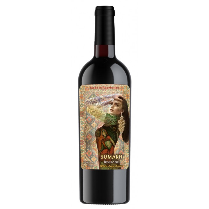 Вино SUMAKH виноградное столовое белое полусладкое Баян Шира 0,75л 11-13% (4760019806081)